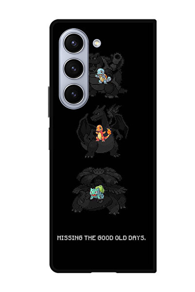 Theodor جراب واقٍ مضاد للخدش والصدمات لهاتف Samsung Galaxy Z Fold 5 بوكيمون