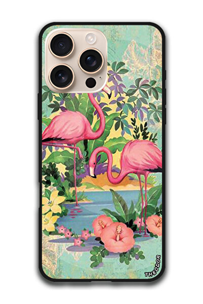 Theodor جراب واقٍ مضاد للخدش والصدمات لهاتف iPhone 16 Pro (6.3) بوصة، طيور ال...