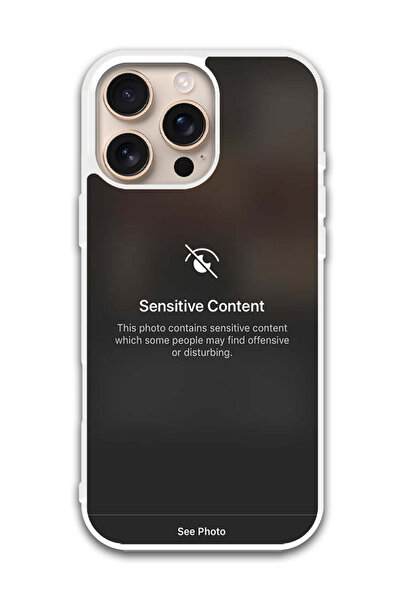 Theodor غطاء حماية لجهاز أبل آيفون 16 برو حساس (مصد أبيض)