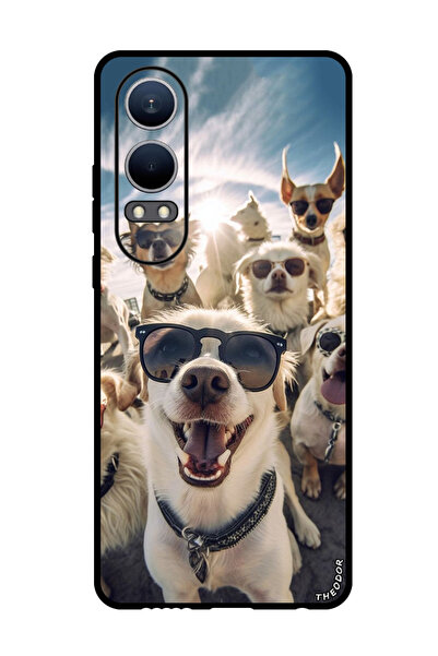 Theodor جراب واقٍ مضاد للخدش والصدمات لهاتف Oppo K12x (الصين) كلاب سيلفي