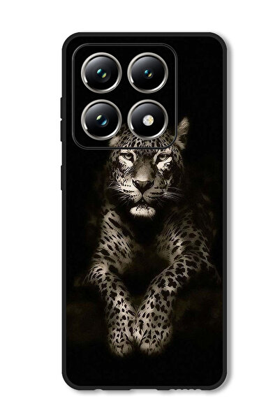 Theodor جراب متوافق مع هاتف Xiaomi 14T، غطاء حماية مقاوم للصدمات بتصميم فهد