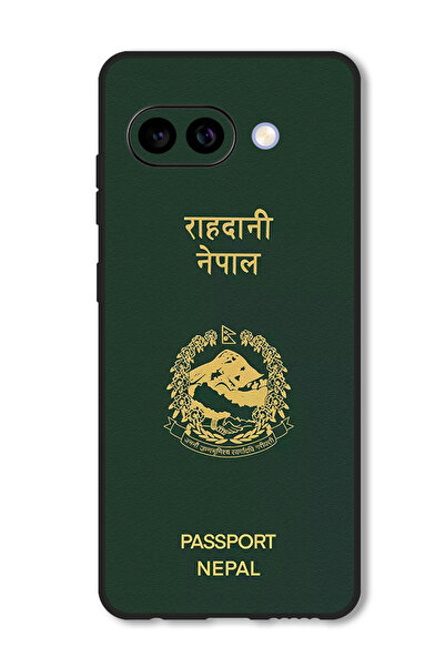 Theodor Case Compatible with Google Pixel 9A Protection Shockproof Bumper Cover Nepal Passport
