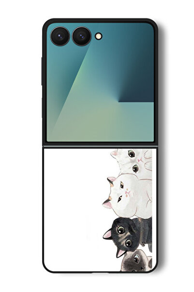 Theodor جراب متوافق مع هاتف Samsung Galaxy Z Flip مقاس 7 - 6.9 بوصة، غطاء ممت...