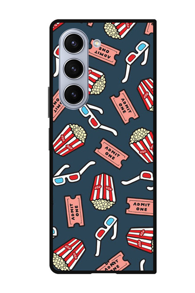 Theodor جراب واقٍ مضاد للخدش والصدمات لهاتف Samsung Galaxy Z Fold 5 مجموعة أفلام