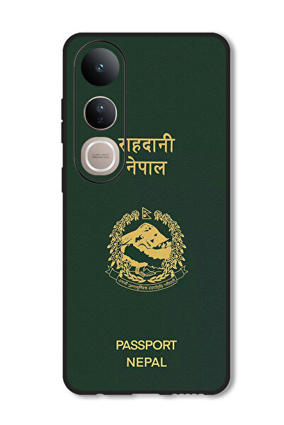 Theodor Case Compatible with Vivo V50 Lite Protection Shockproof Bumper Cover Nepal Passport