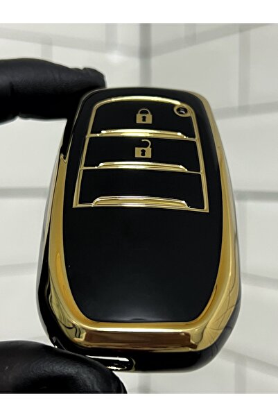BARKAS ELEKTRONİK Corolla Flama X Pack Camry 2 Carcasă compatibilă pentru chei cu butoane Negru Aur