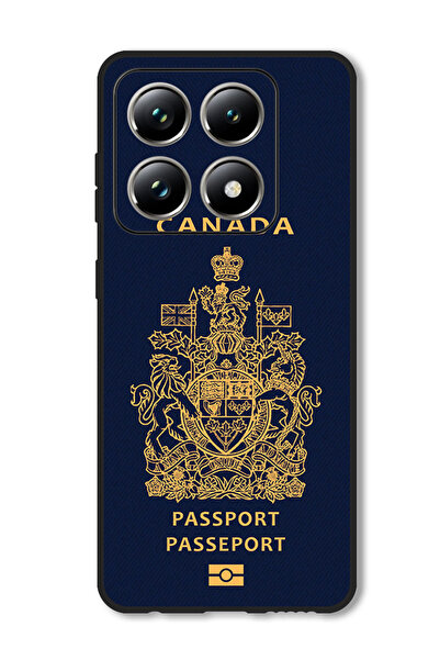 Theodor جراب متوافق مع هاتف Xiaomi 14T، غطاء حماية مقاوم للصدمات ومتين، جواز سفر كندي