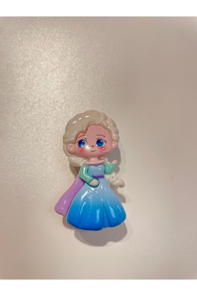 La She Accessories Porcelain child object blue color latch buckle