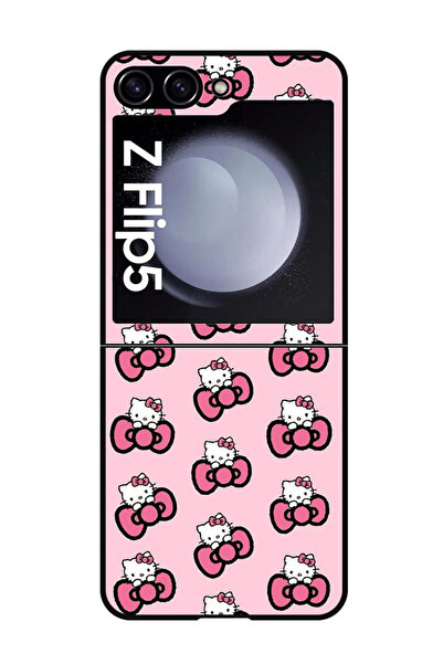 Theodor جراب واقٍ مضاد للخدش والصدمات لهاتف Samsung Galaxy Z Flip 5 Hello Kit...