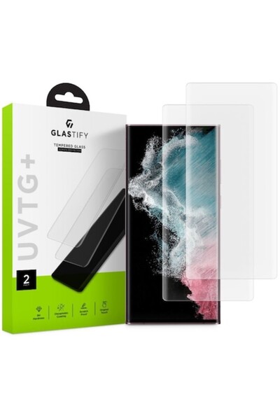 ELDE Protecție ecran UVTG+ pentru Samsung Galaxy S22 Ultra 5G S908, sticlă mi...