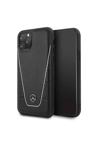 MERCEDES Husa pentru Apple iPhone 11 Pro, MERCEDES, Pattern Line, Neagra