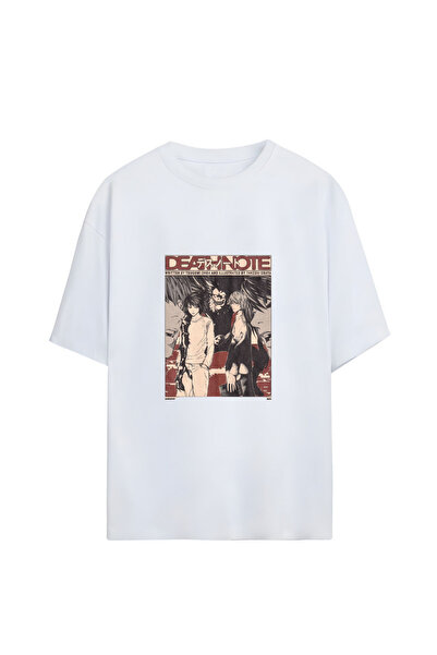 GraffTee تي شيرت قطني كبير الحجم للجنسين من DEATH Note