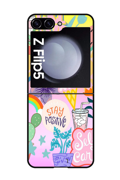 Theodor جراب واقٍ مضاد للخدش والصدمات لهاتف Samsung Galaxy Z Flip 5، حافظ على...