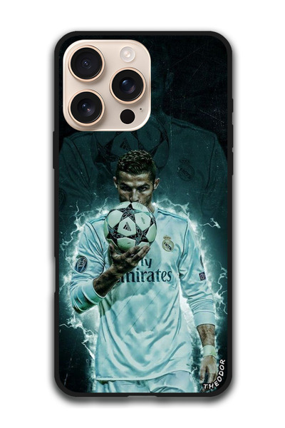 Theodor جراب واقٍ مضاد للخدش والصدمات لهاتف iPhone 16 Pro (6.3) بوصة رونالدو (3)