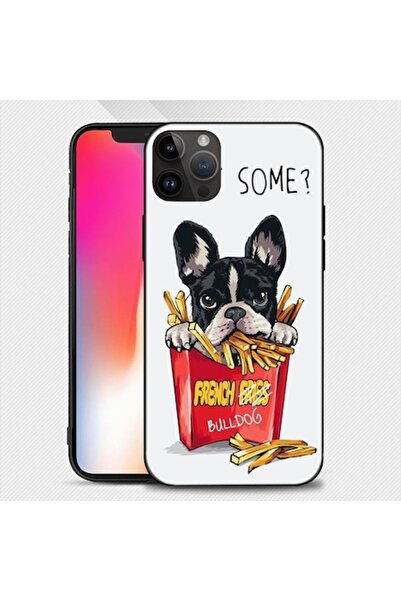 SOHO Carcasă TPU, model de câine pentru iPhone 14 Pro Max, albă