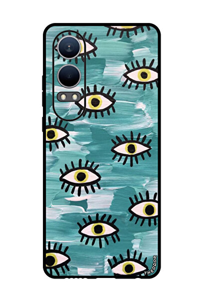 Theodor جراب واقٍ مضاد للخدش والصدمات لهاتف Oppo K12x (الصين) عيون