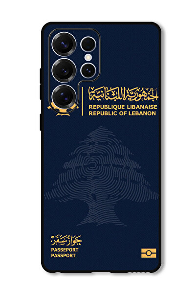 Theodor جراب واقٍ مضاد للخدش والصدمات لهاتف Samsung Galaxy S25 Ultra جواز سفر لبناني