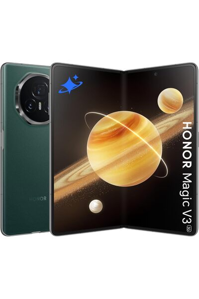 HONOR Magic V3 5G Smartphone, 12GB RAM + 512GB ROM, Dual Sim, Green, Middle East Version