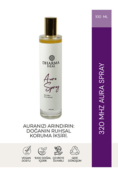Dharma Heal 320 MHz Aura Spreyi 100 ml | Enerji Temizliği & Aura Arındırma | ...