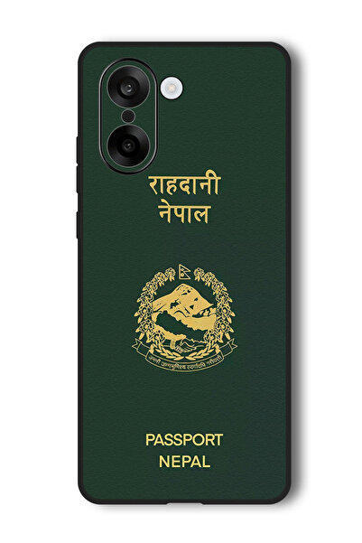 Theodor Case Compatible with OnePlus Nord CE 5 6.77 Inch Protection Shockproof Bumper Cover Nepal Passport
