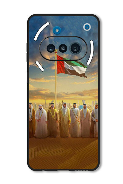 Theodor جراب متوافق مع هاتف Nothing Phone 3a، غطاء حماية مقاوم للصدمات، علم ا...