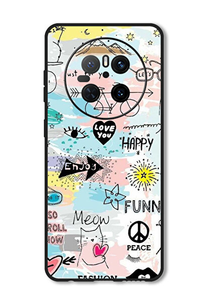 Theodor جراب متوافق مع هاتف Huawei Mate 70 غطاء حماية مقاوم للصدمات بتصميم رس...