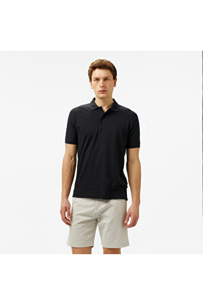 Nautica Erkek Siyah Classic Fit Polo Yaka T-Shirt