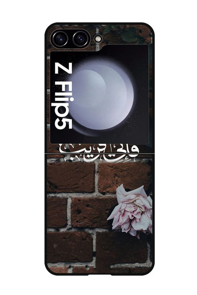 Theodor جراب واقٍ مضاد للخدش والصدمات لهاتف Samsung Galaxy Z Flip 5 Quotes 7