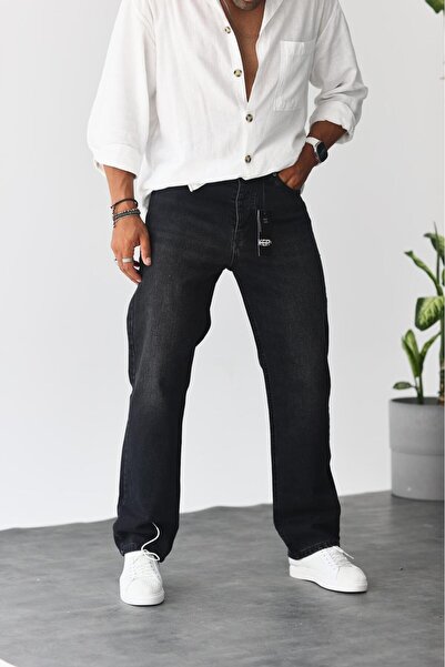 KağanKY Antracit široki džins