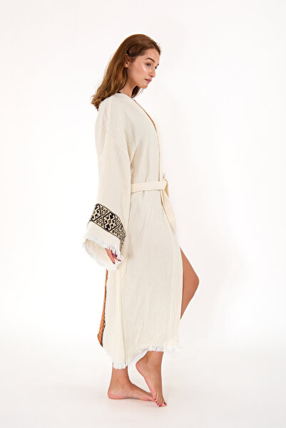 Befera Design Султанський мусліновий кімоно, 100% бавовняний халат, кафтан, ранковий халат