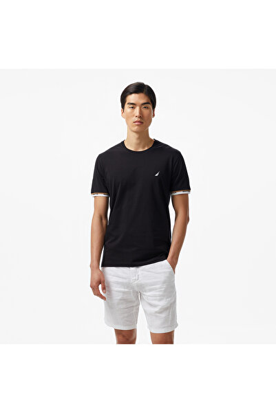 Nautica Erkek Siyah Regular Fit T-Shirt