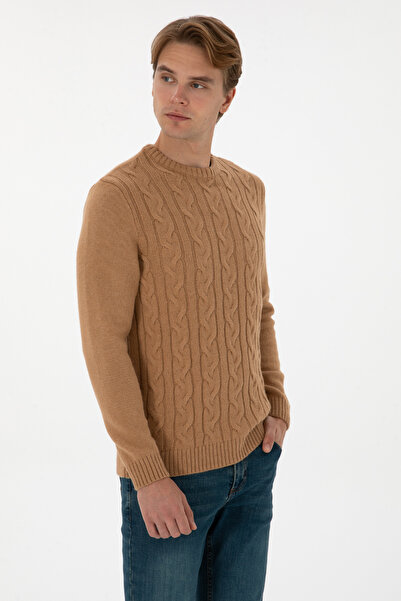 U.S. Polo Assn. Erkek Camel Kazak 50307884-VR015