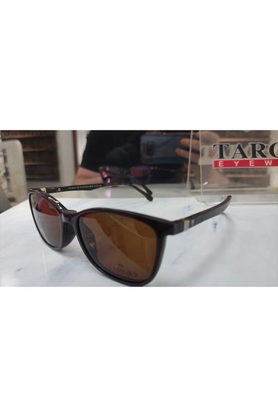 Target Tk307 C5454 51Ekt Women's Polarized Clip-On Blue Light Protection (Dark Brown)