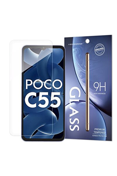 OEM Display Film for Xiaomi Redmi 11A / C55 / 12C, Tempered Glass, NC826, Full Glue