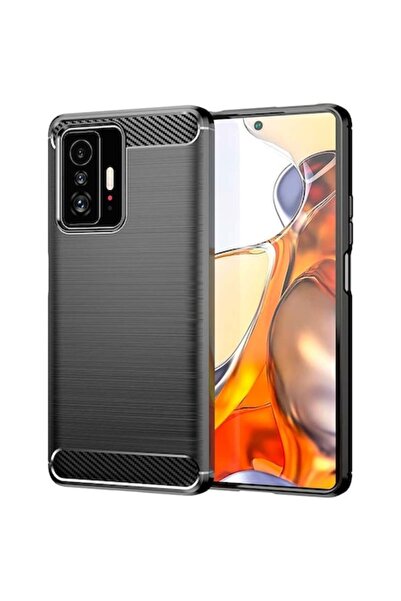 Forcell Husa pentru Xiaomi 11T / 11T Pro, Forcell, Carbon, Neagra