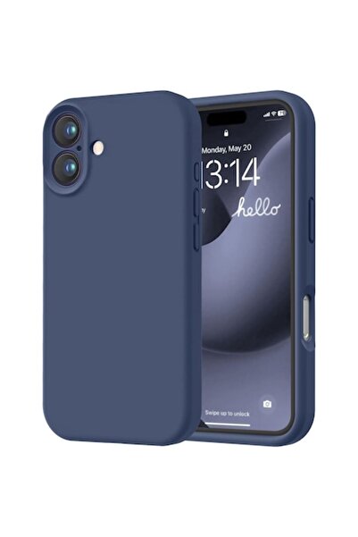 Danex Ματ προστατευτική θήκη TPU για Apple iPhone 16 - Μπλε