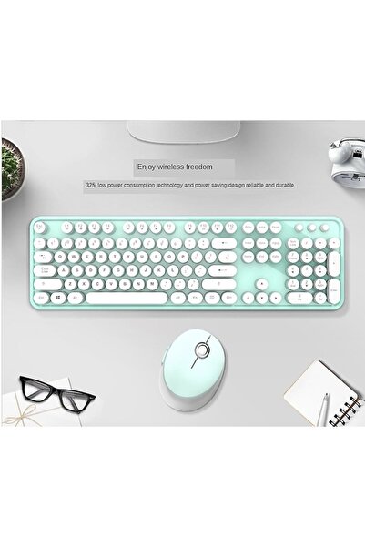 OEM Multimedia wireless keyboard and mouse kit, Sweet edition, Green