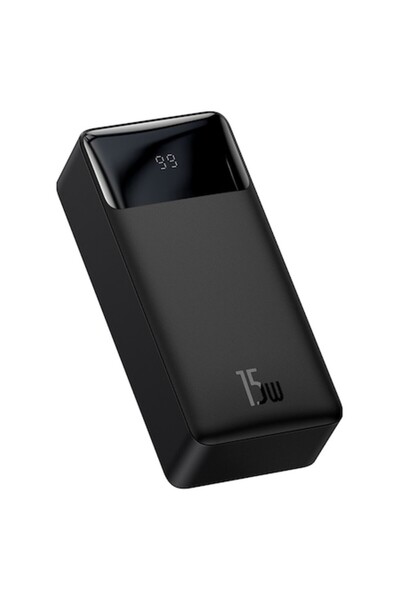 Eldar External Battery 30000mAh, Polycarbonate, 15W, Bipow Digital Display, Z248, Black