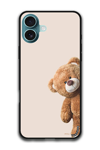 Theodor جراب واقٍ مضاد للخدش والصدمات لهاتف iPhone 16 (6.1) بوصة، تصميم تيدي ...