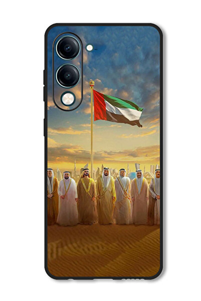 Theodor جراب متوافق مع هاتف Vivo Y29s، غطاء حماية مقاوم للصدمات، علم الإمارات...