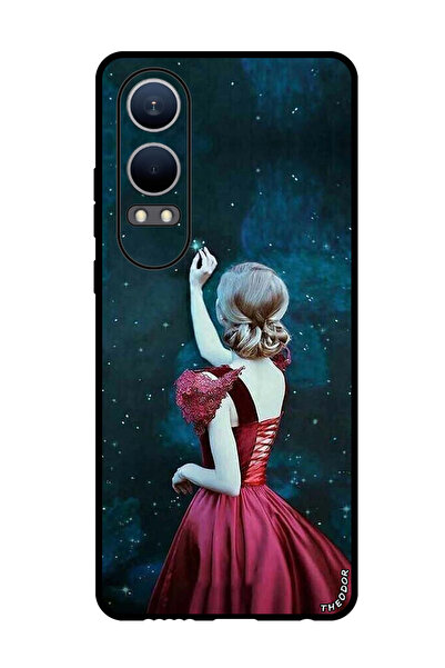 Theodor جراب واقٍ مضاد للخدش والصدمات لهاتف Oppo K12x (الصين) فتاة تلمس النجمة