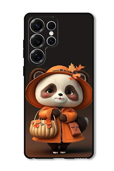 Theodor جراب واقٍ مضاد للخدش والصدمات لهاتف Samsung Galaxy S25 Ultra Panda Lady