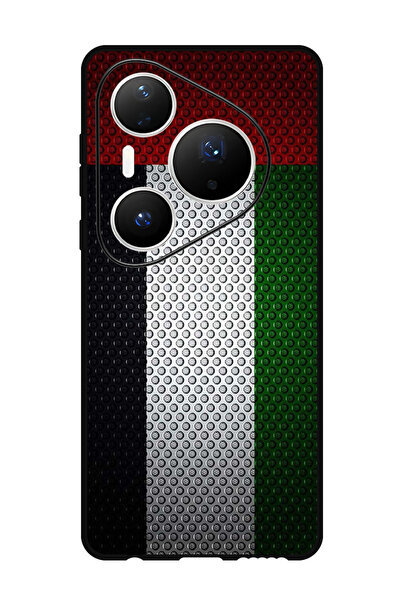 Theodor جراب متوافق مع هاتف هواوي بيورا 80 برو بلس مقاس 6.8 بوصة، غطاء حماية مقاوم للصدمات، علم الإمارات العربية المتحدة