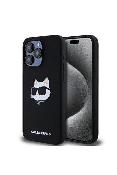 Karl Lagerfeld Case for iPhone 15 Pro Max, K51, Polyurethane, Choupette Head