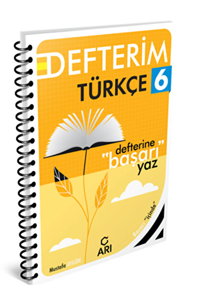 Bi bigelio 6. Sınıf Türkçemino Akıllı Türkçe Defteri Arı Yayınları