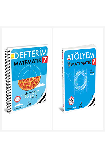 Bi bigelio Arı 7. Sınıf Matematik Akıllı Defter ve Atölyem Serisi Set 2 Kitap...