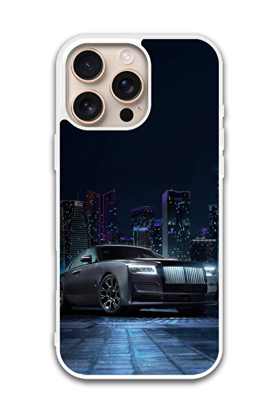 Theodor غطاء حماية لهاتف أبل آيفون 16 برو سيارة (5) (مصد أبيض)