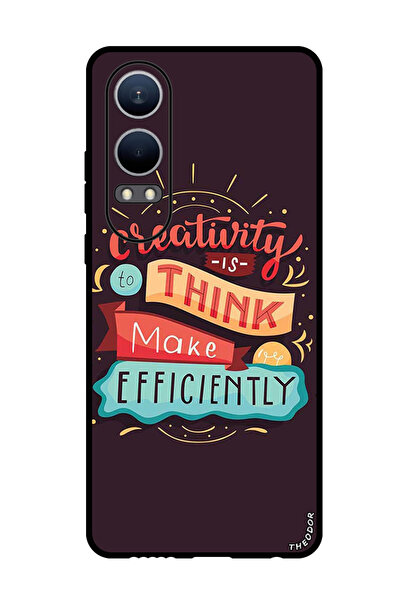 Theodor جراب واقٍ مضاد للخدش والصدمات لهاتف Oppo K12x (الصين) الإبداع هو التفكير