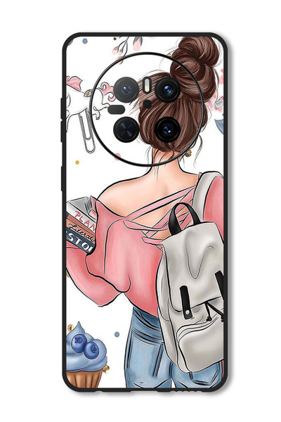 Theodor جراب متوافق مع هاتف Huawei Mate 70 غطاء حماية مقاوم للصدمات بتصميم فت...