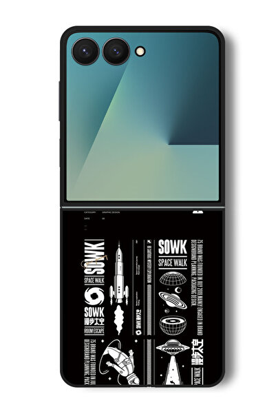 Theodor جراب متوافق مع Samsung Galaxy Z Flip 7 - غطاء حماية مقاوم للصدمات مقا...
